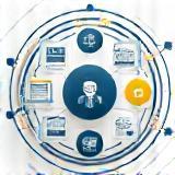 Graphic representing interconnected systems.